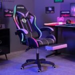 Gaming Chair with Speakers and RGB LED