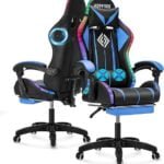Gaming Chair with Speakers and RGB LED